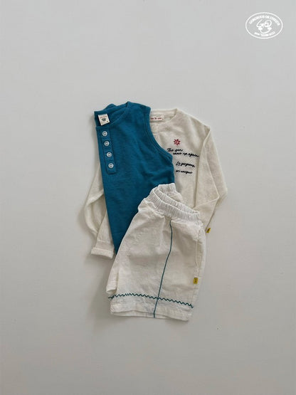 【予約】wave half pants / gou XS-JL물결반바지