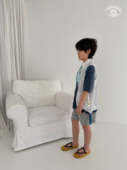 【予約】line half pants / gou XS-JL 소룡반바지