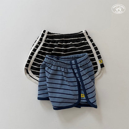 【予約】stripe short pants / gou XS-JL  줄줄이반바지