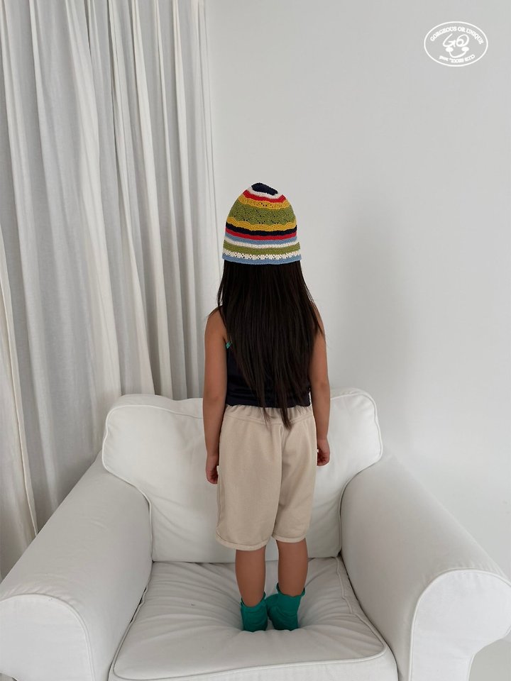 【予約】double half pants / gou XS-JL두겹반바지