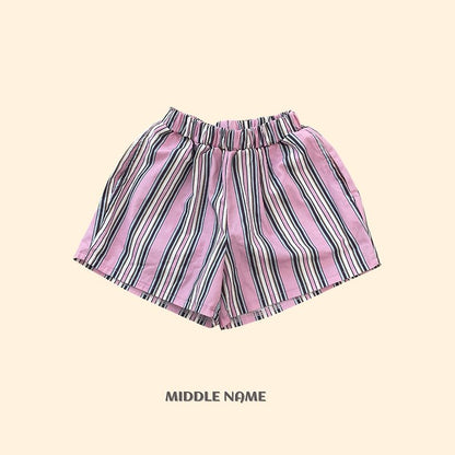 【予約】trunk stripe pants / middle nameS-JM