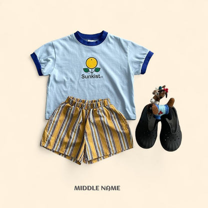 【予約】trunk stripe pants / middle nameS-JM