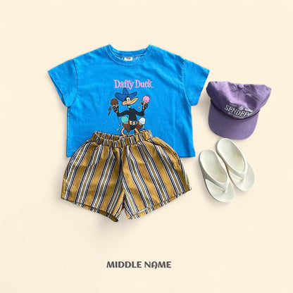 【予約】trunk stripe pants / middle nameS-JM