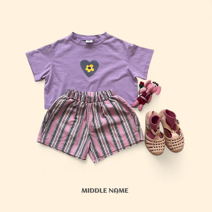【予約】trunk stripe pants / middle nameS-JM