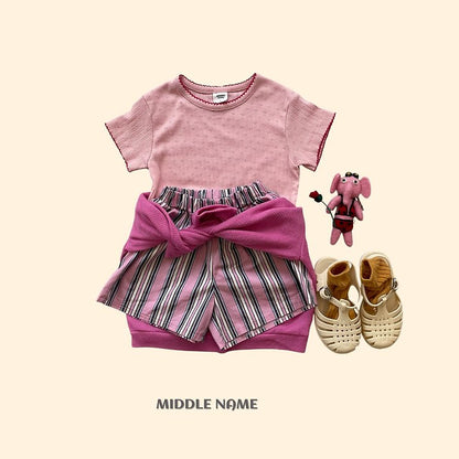 【予約】trunk stripe pants / middle nameS-JM