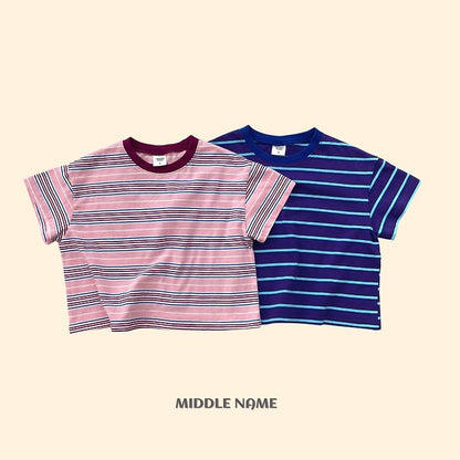 【予約】summer border T / middle nameS-JM