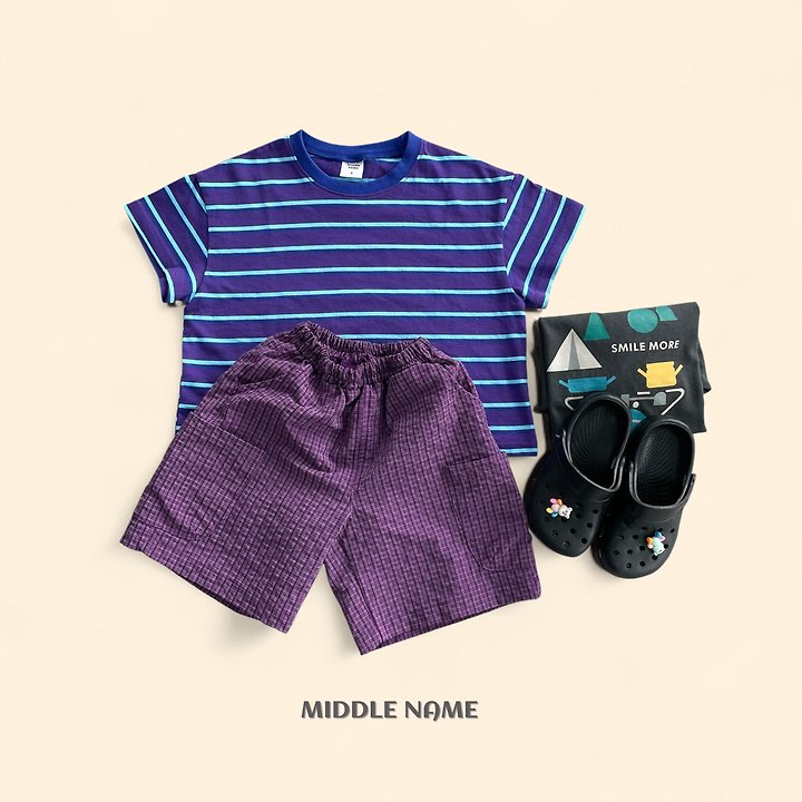 【予約】summer border T / middle nameS-JM