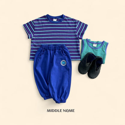【予約】summer border T / middle nameS-JM