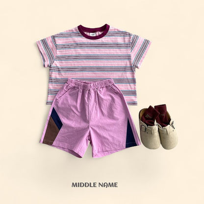 【予約】summer border T / middle nameS-JM