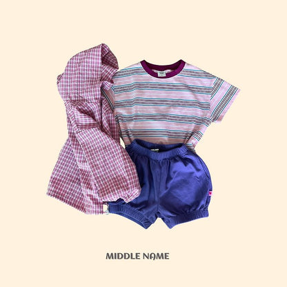 【予約】summer border T / middle nameS-JM