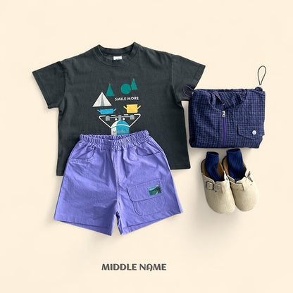 【予約】beach pocket pants / middle nameS-JM