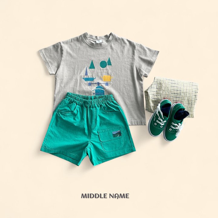 【予約】beach pocket pants / middle nameS-JM