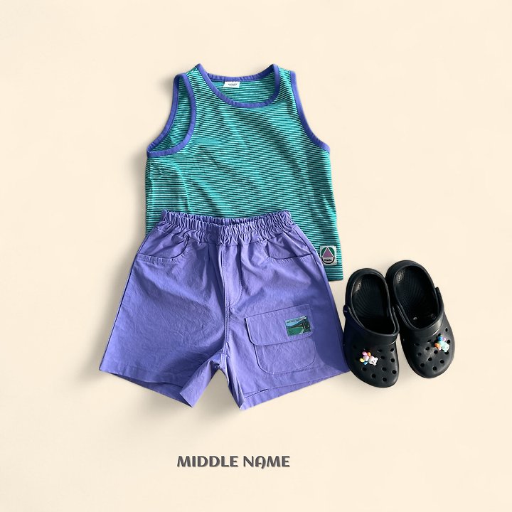 【予約】beach pocket pants / middle nameS-JM