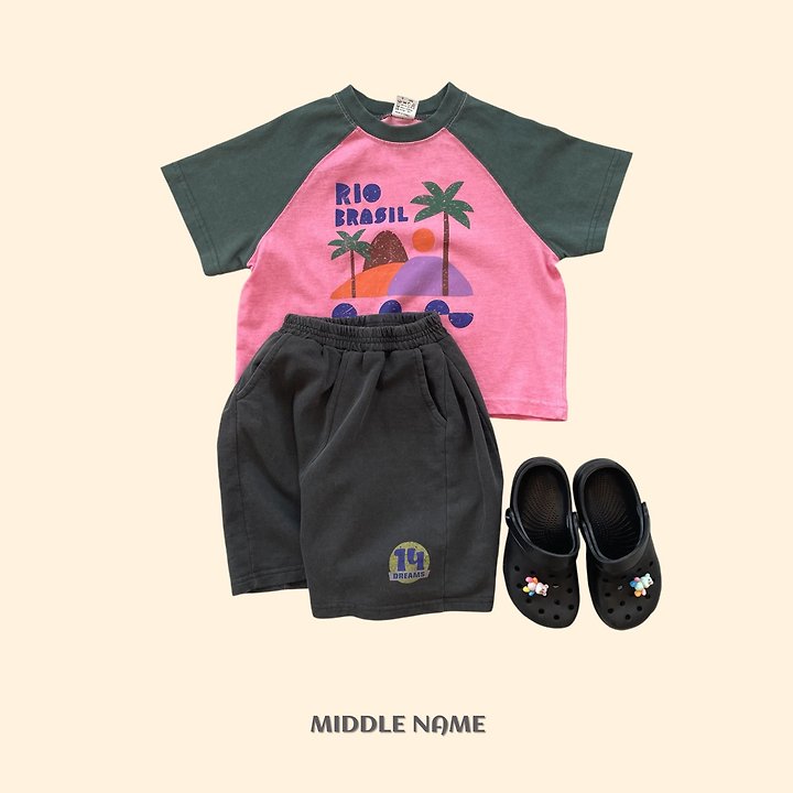【予約】pigment palm tree T / middle nameS-JM
