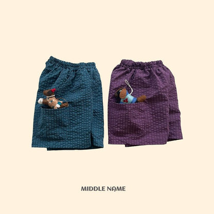 【予約】check pocket pants / middle nameS-JM