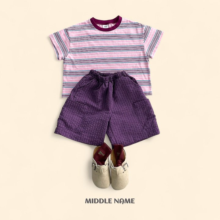 【予約】check pocket pants / middle nameS-JM