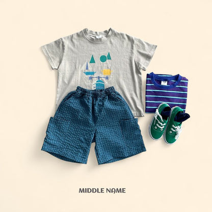 【予約】check pocket pants / middle nameS-JM