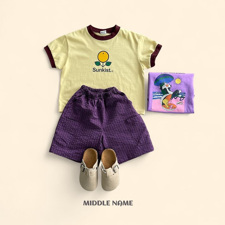 【予約】check pocket pants / middle nameS-JM