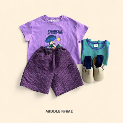 【予約】check pocket pants / middle nameS-JM