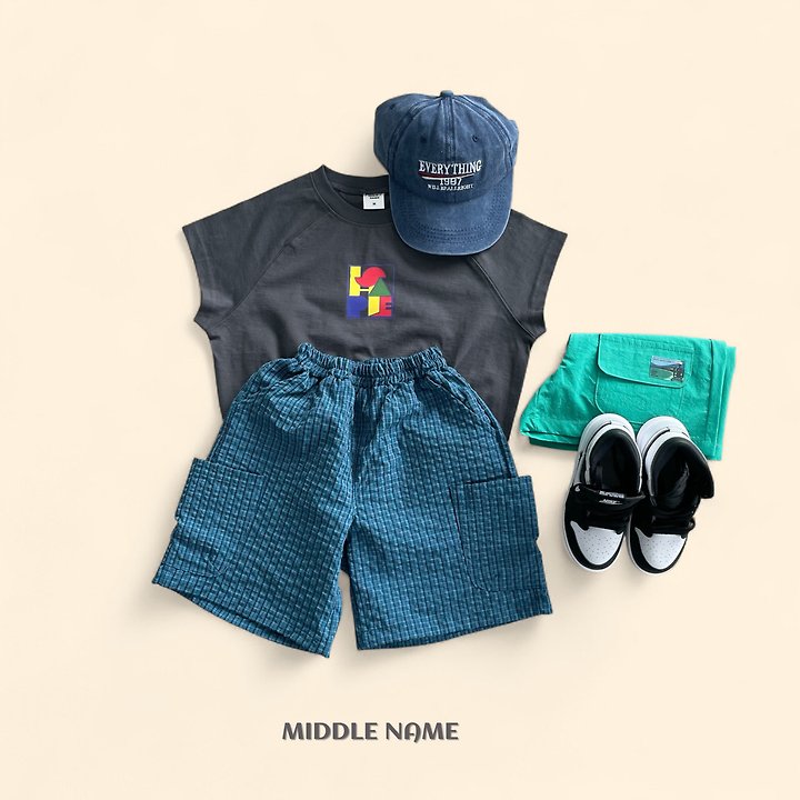 【予約】check pocket pants / middle nameS-JM