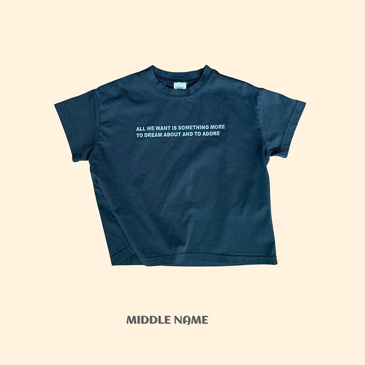 【予約】lettering T / middle nameS-JM
