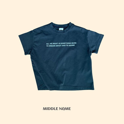 【予約】lettering T / middle nameS-JM