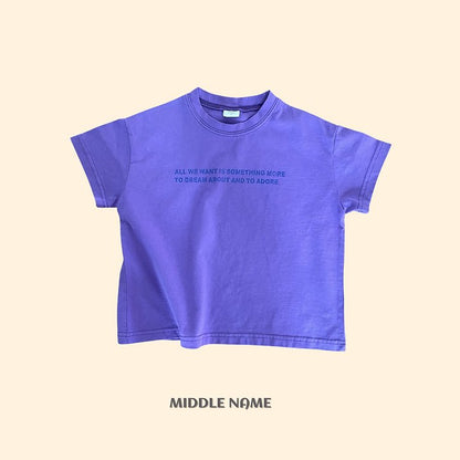 【予約】lettering T / middle nameS-JM