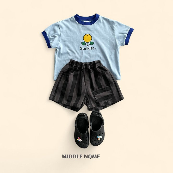 【予約】pocket stripe pants / middle nameS-JM