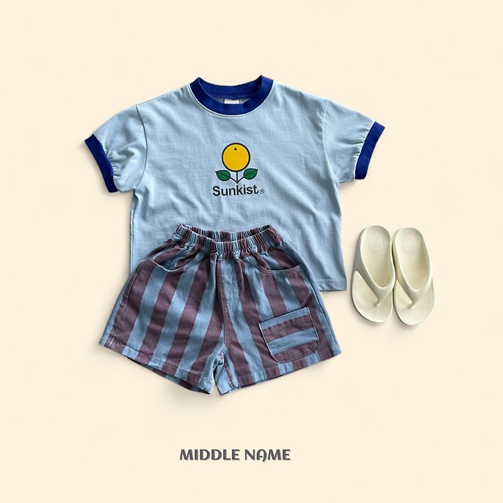 【予約】pocket stripe pants / middle nameS-JM
