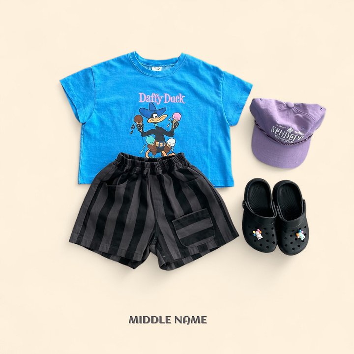 【予約】pocket stripe pants / middle nameS-JM