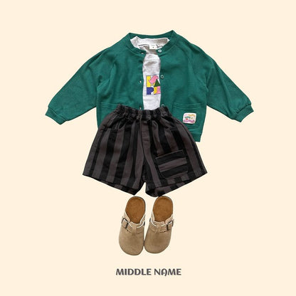 【予約】pocket stripe pants / middle nameS-JM