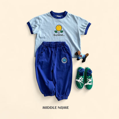 【予約】ｍ color jogger pants / middle nameS-JM