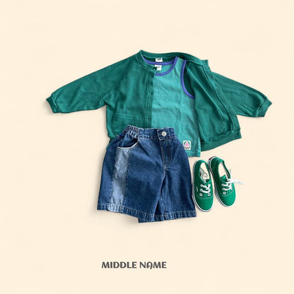 【予約】rappa bicolor sleeveless / middle nameS-JM