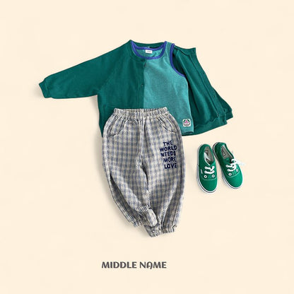 【予約】rappa bicolor sleeveless / middle nameS-JM