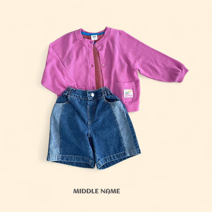 【予約】rappa bicolor sleeveless / middle nameS-JM
