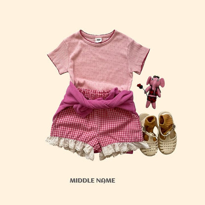 【予約】eyelet pincoat T / middle nameS-JM