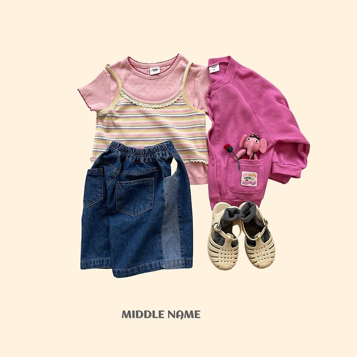 【予約】eyelet pincoat T / middle nameS-JM