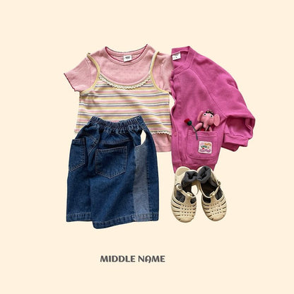 【予約】eyelet pincoat T / middle nameS-JM
