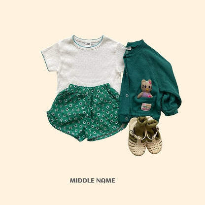 【予約】eyelet pincoat T / middle nameS-JM