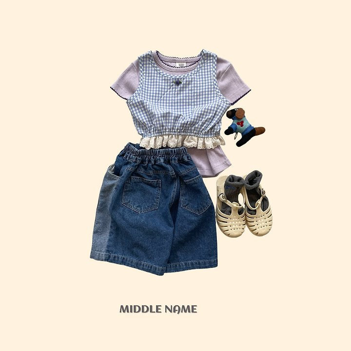 【予約】eyelet pincoat T / middle nameS-JM