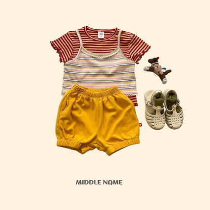 【予約】round panpan pants / middle nameS-JM
