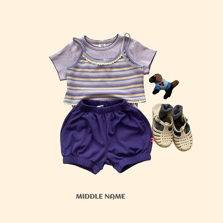 【予約】round panpan pants / middle nameS-JM