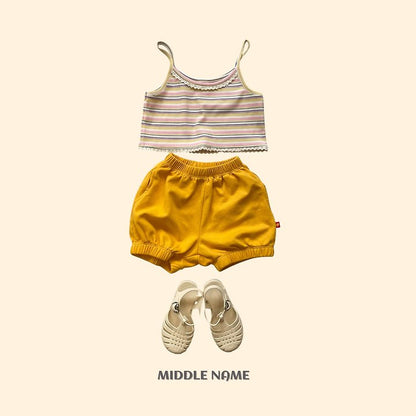 【予約】border camisole / middle nameS-JM 단레이스