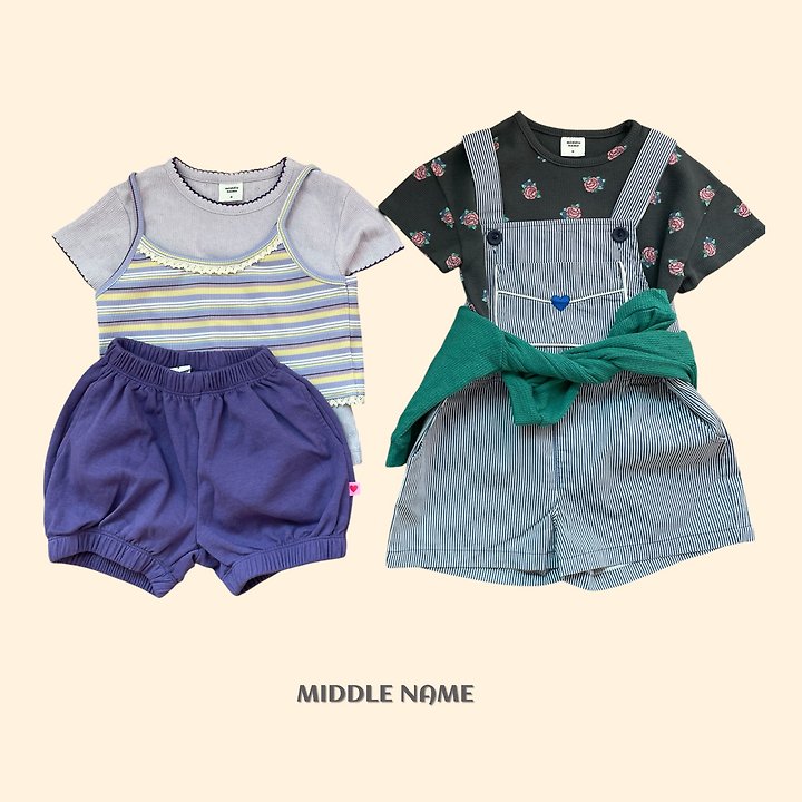 【予約】border camisole / middle nameS-JM 단레이스