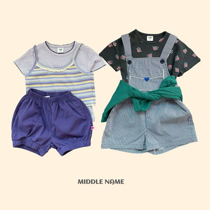 【予約】border camisole / middle nameS-JM 단레이스