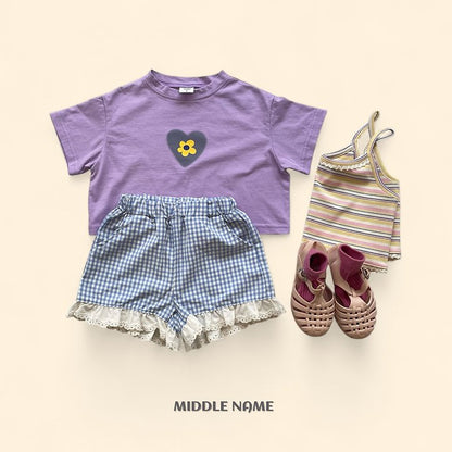 【予約】border camisole / middle nameS-JM 단레이스