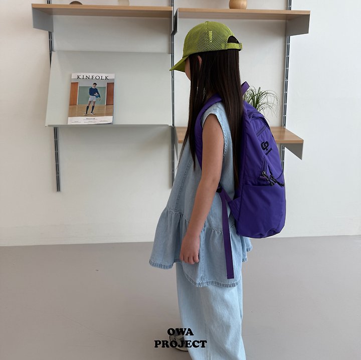 【予約】denim one-piece / owa (S-JS)절개청원피스
