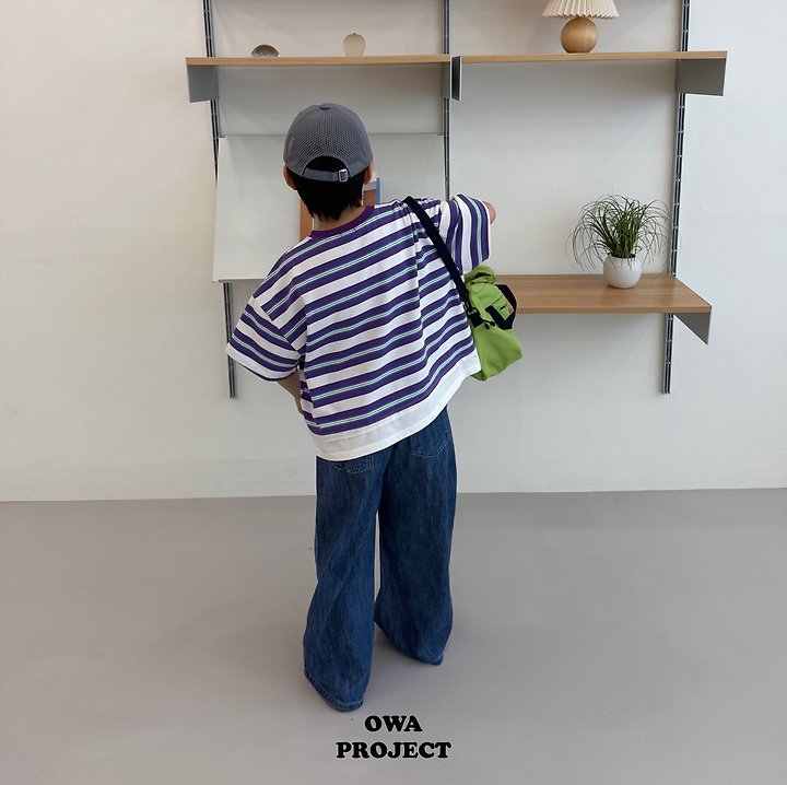【予約】long linen denim pants / owa (S-JL)
