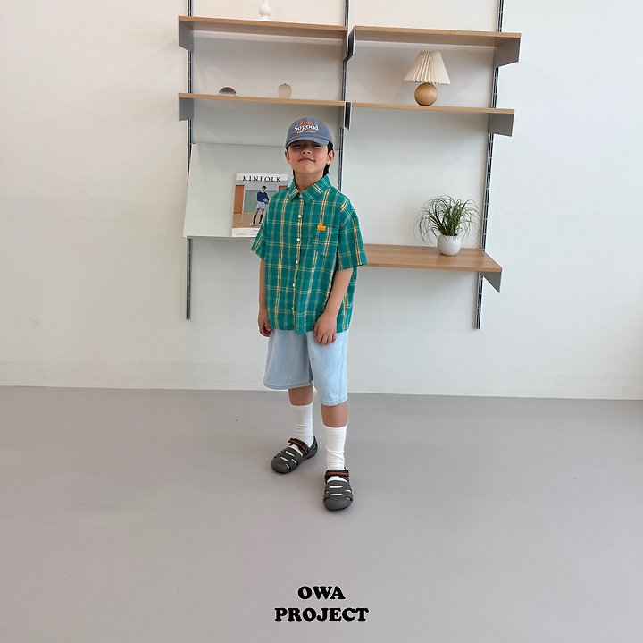 【予約】７bu linen denim pants / owa (S-JL)