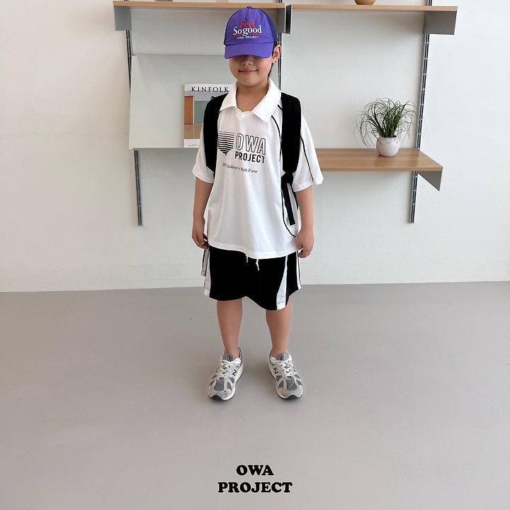 【予約】collar pin line T / owa (S-JL)